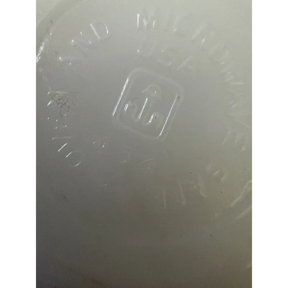 Vintage Anchor Hocking White Milk Glass Sauce Pan & Bowl Microwave Safe USA